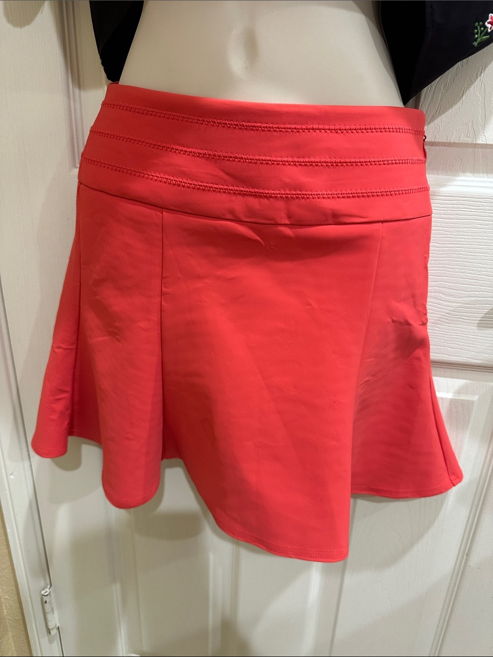 Bebe Women’s Red Flared Skirt size XS